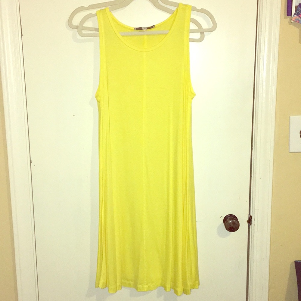 Loft sleeveless swing dress